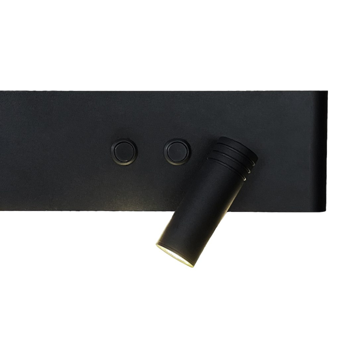 Lampă de perete Resort Negru dreapta 10W + 3W LED 4000K [2]