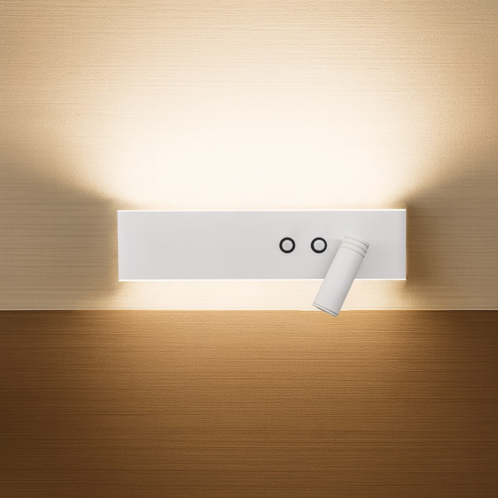 Lampă de perete Resort right 10W + 3W LED 4000K Alb [4]