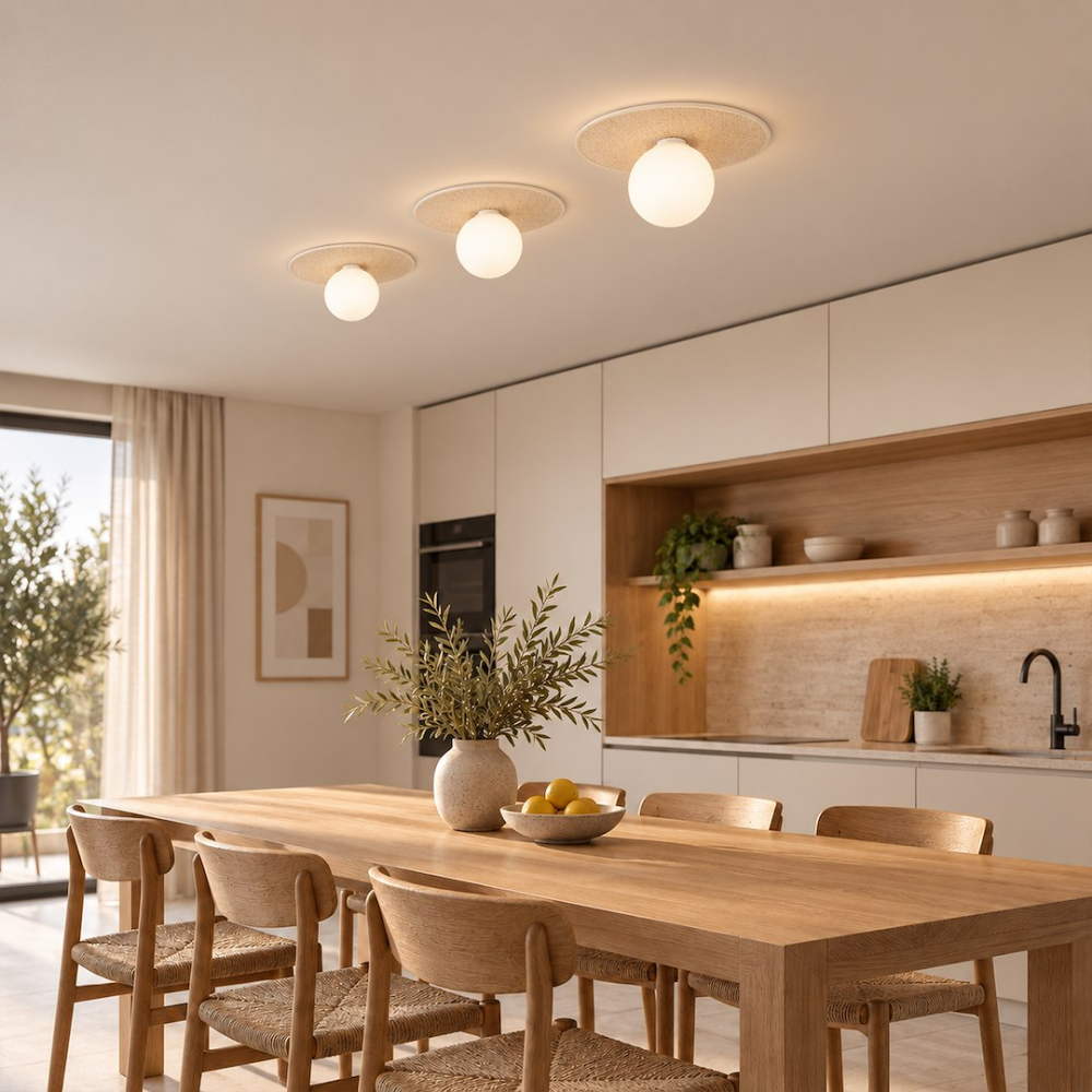 Lampă de tavan Carter 1xE14 Albă [2]