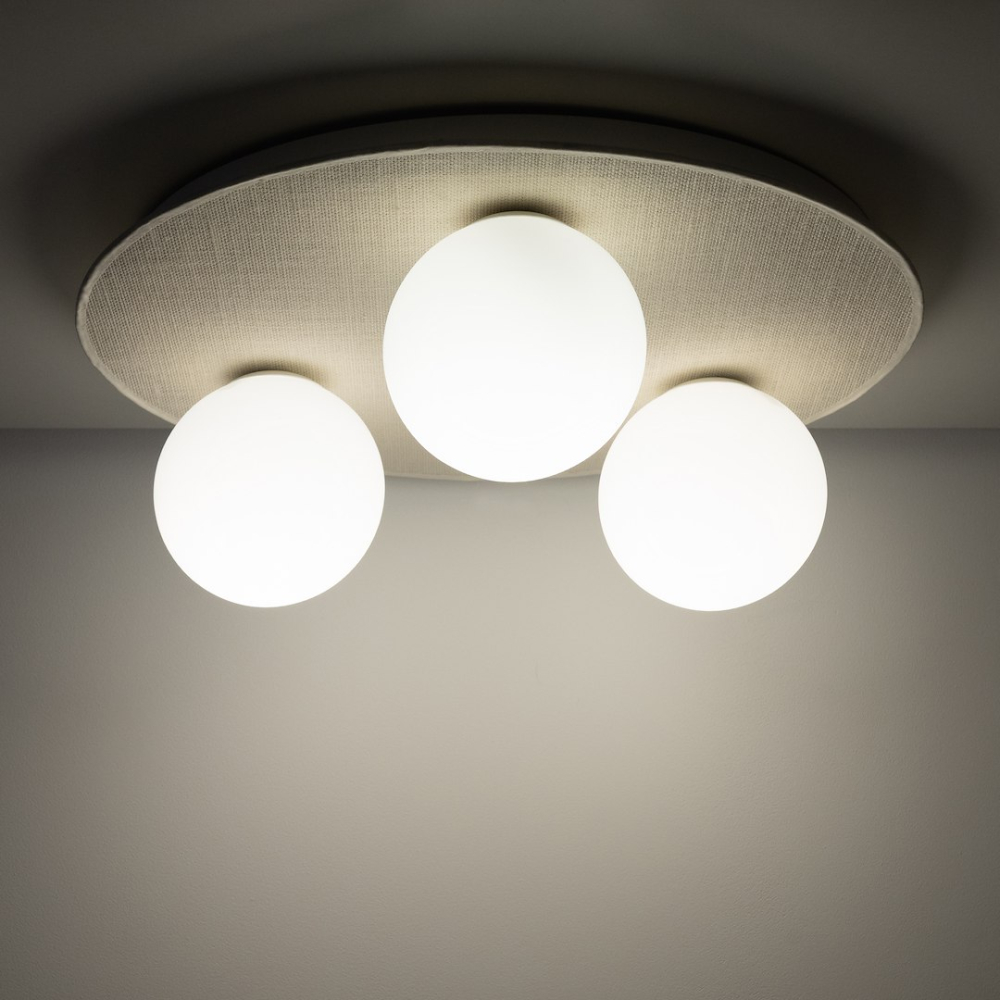 Lampă de tavan Carter 3xE14 Albă [4]