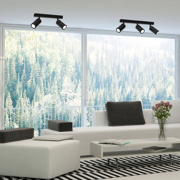 Lampă de tavan HUDSON BLACK 2xGU10 [2]