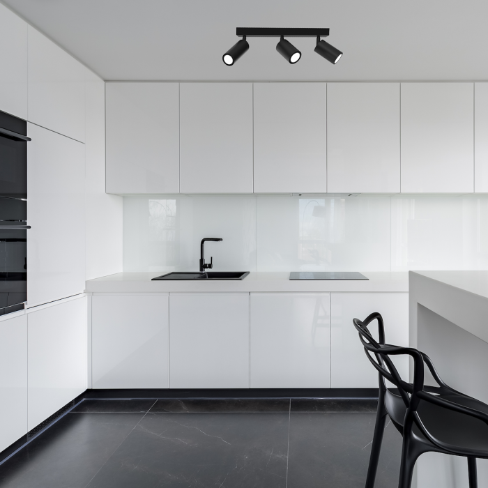 Lampă de tavan HUDSON BLACK 3xGU10 [2]