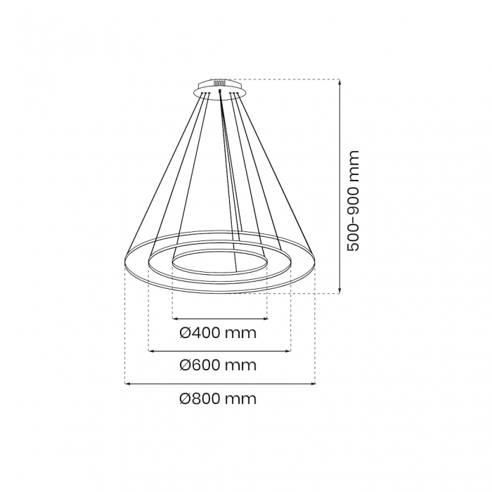 Pendul HOOP LED 93W LED lumina neutra [5]