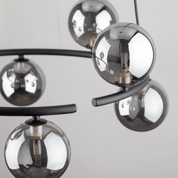 Lampa suspendata ANABELLE G9 8 x max 8W LED Negru 62 cm [4]