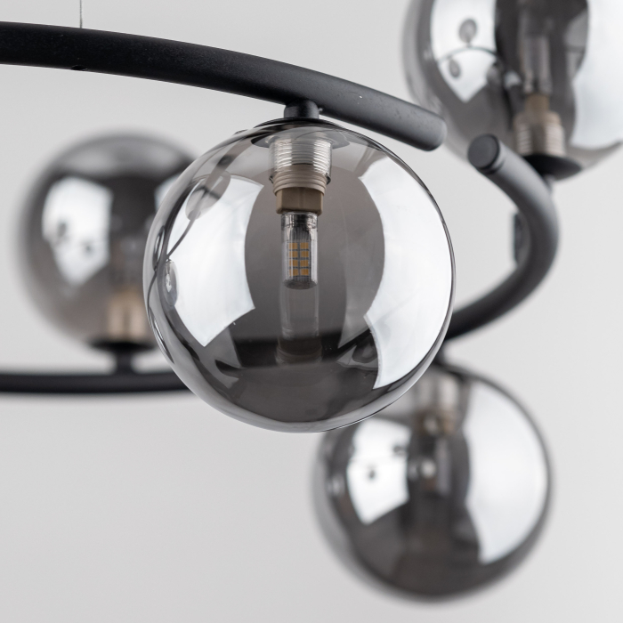 Lampa suspendata ANABELLE G9 8 x max 8W LED Negru 62 cm [3]