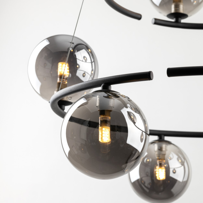 Lampa suspendata ANABELLE G9 9 x max 8W LED Negru 62 cm [6]