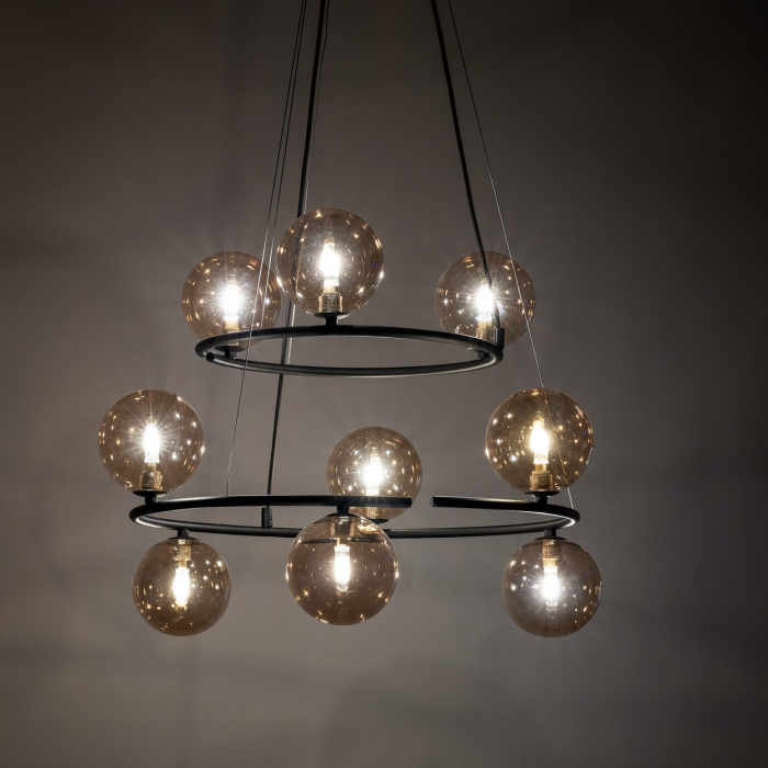 Lampa suspendata ANABELLE G9 9 x max 8W LED Negru 62 cm [3]