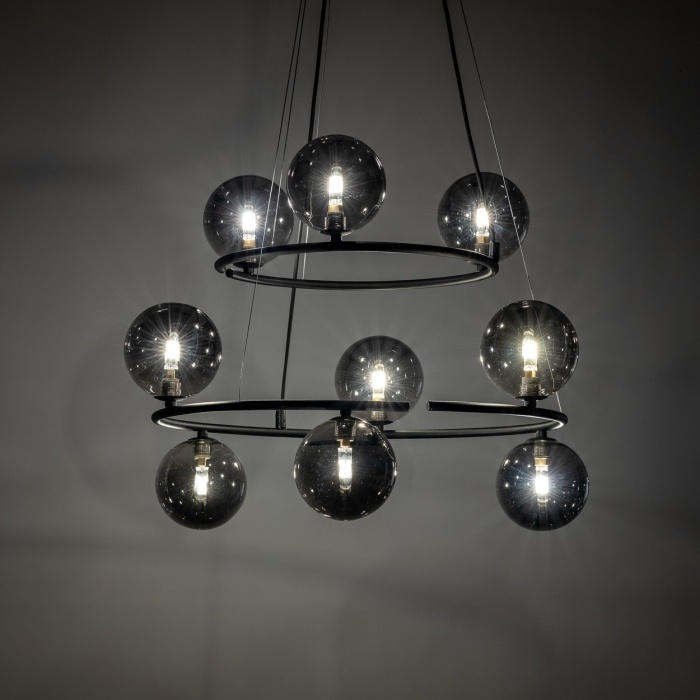 Lampa suspendata ANABELLE G9 9 x max 8W LED Negru 62 cm [4]