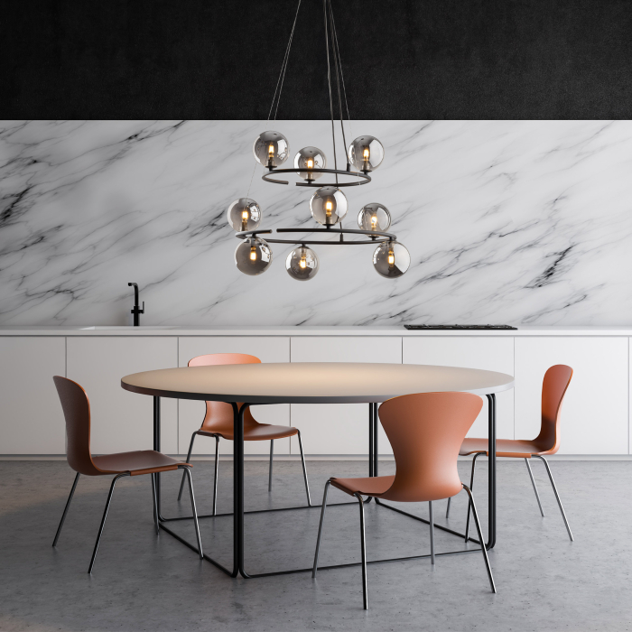 Lampa suspendata ANABELLE G9 9 x max 8W LED Negru 62 cm [2]