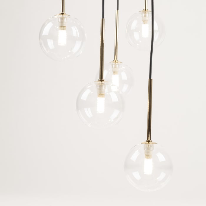 Lampa suspendata AURORA G9 26 x max 8W LED Auriu, Negru 62 cm [5]