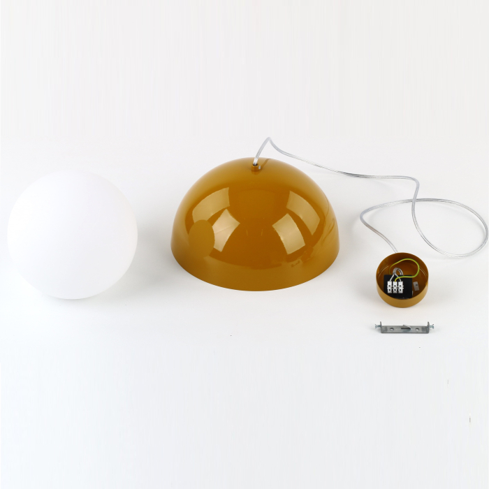 Lampa suspendata BONO E27 1 x max 15W LED Ocru 27 cm [10]