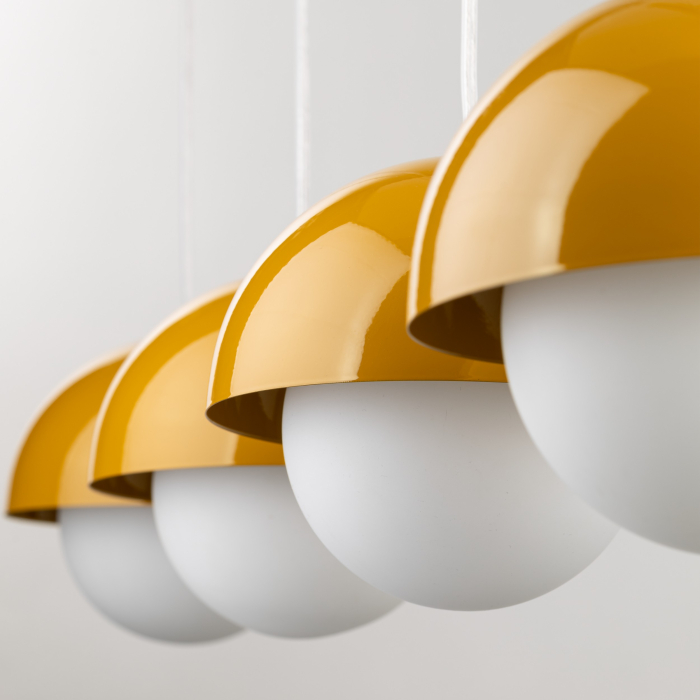 Lampa suspendata BONO G9 4 x max 8W LED Ocru 83 cm [7]