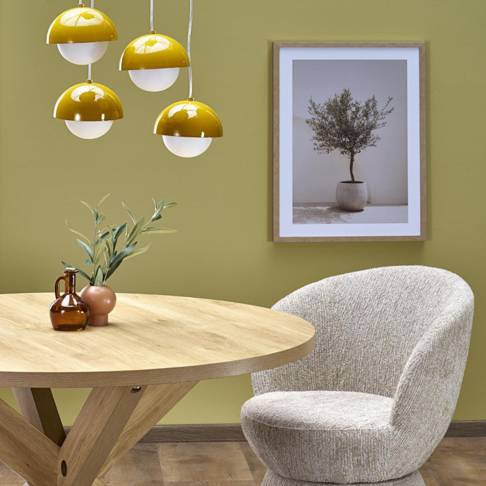 Lampa suspendata BONO G9 5 x max 8W LED Ocru 32 cm [4]