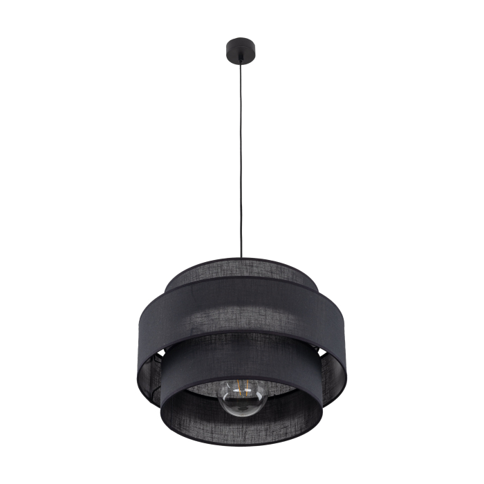 Lampa suspendata CALISTO E27 1 x max 15W LED Negru 50 cm [10]