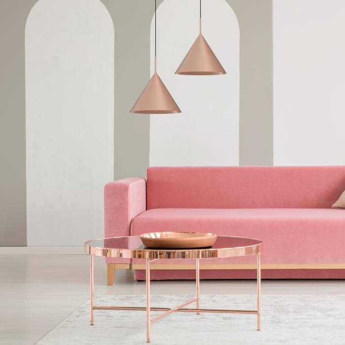 Lampă suspendată CAPITAL ROSE GOLD Ø32cm 1xGX53 [4]