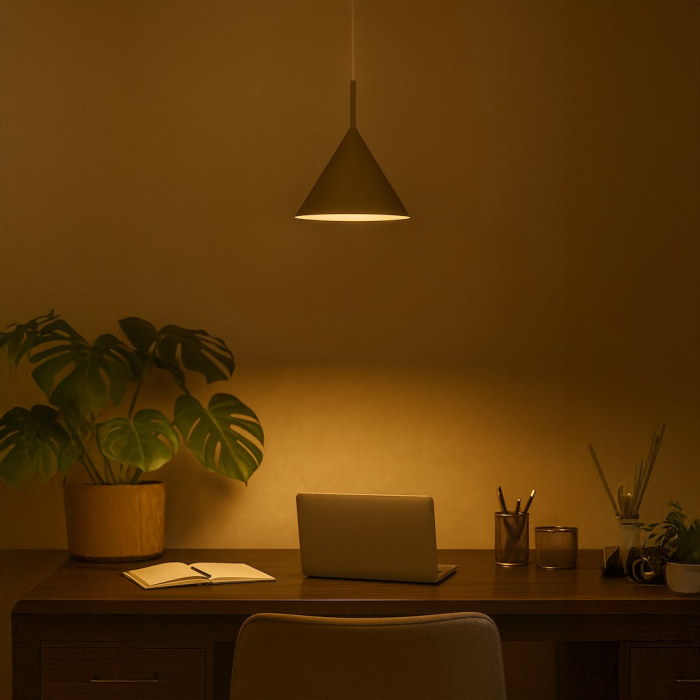 Lampă suspendată CAPITAL TAUPE Ø32cm 1xGX53 [4]