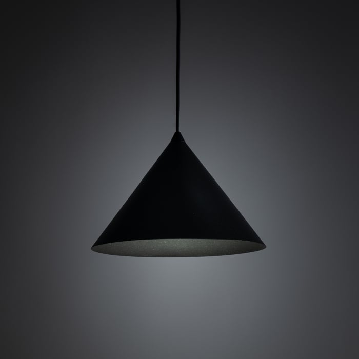 Lampa suspendata CONO E27 1 x max 15W LED Negru 25 cm [2]