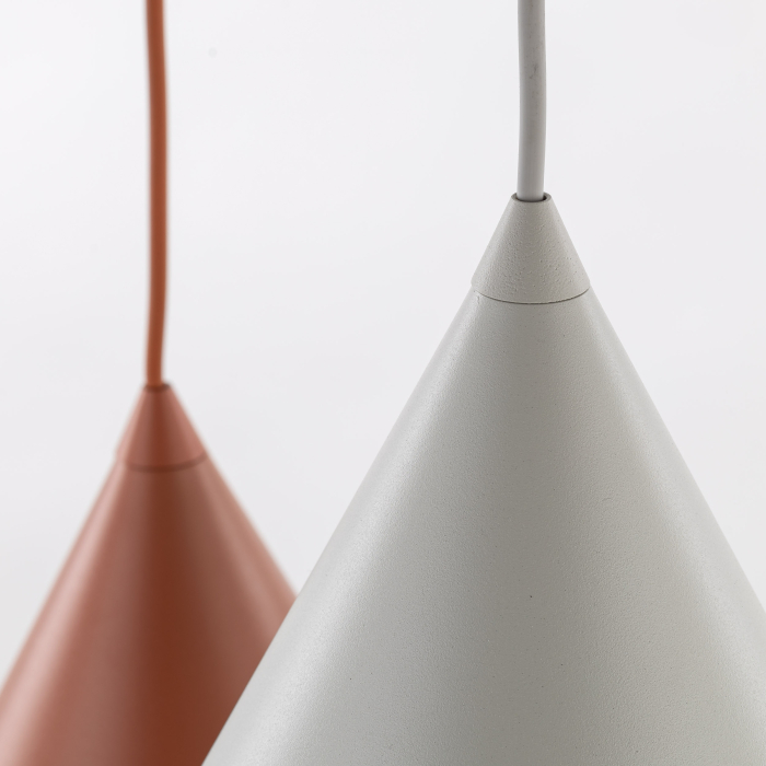 Lampa suspendata CONO E27 3 x max 15W LED Negru 50 cm [10]