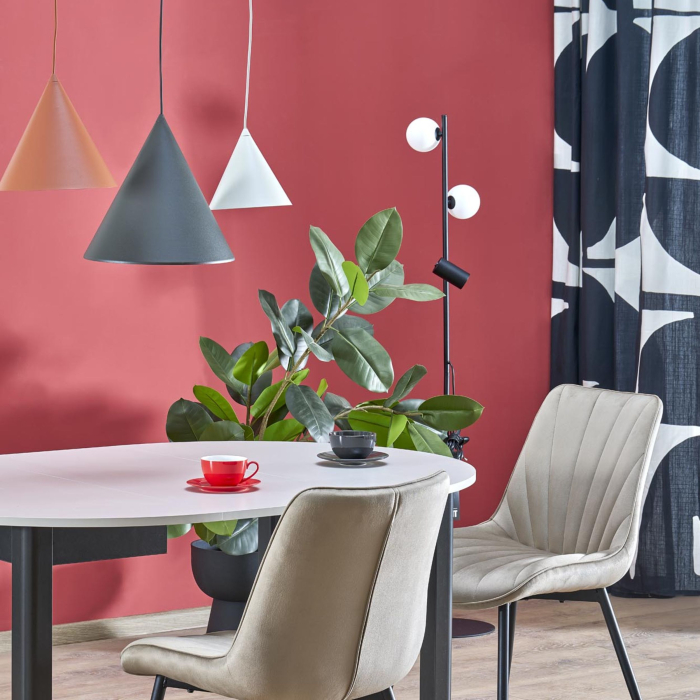 Lampa suspendata CONO E27 3 x max 15W LED Negru 50 cm [3]