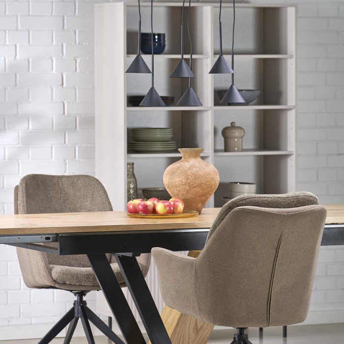 Lampa suspendata CONO GU10 6 x max 10W LED Negru 25 cm [7]