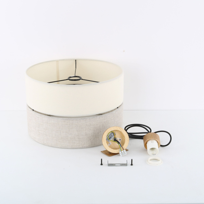 Lampa suspendata ECO E27 1 x max 15W LED Pin, Negru 38 cm [5]