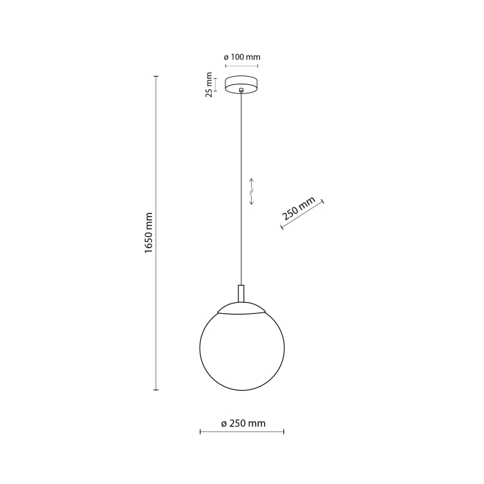 Lampa suspendata ESME E27 max 15W LED  25 cm [8]