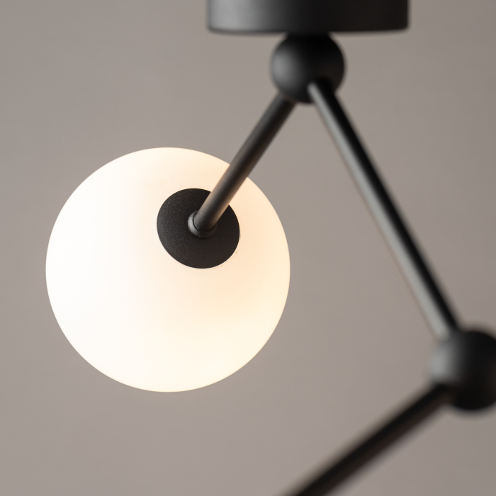 Lampa suspendata FAIRY G9 3 x max 8W LED Negru 63 cm [4]