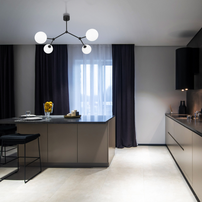 Lampa suspendata FAIRY G9 4 x max 8W LED Negru 66 cm [2]