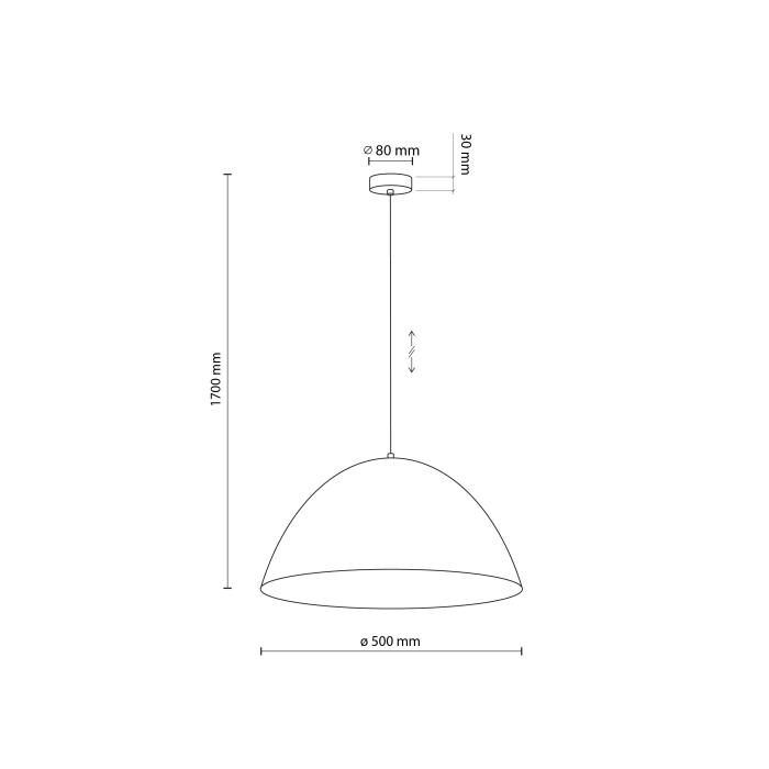 Lampa suspendata FARO E27 1 x max 15W LED Brun 50 cm [8]