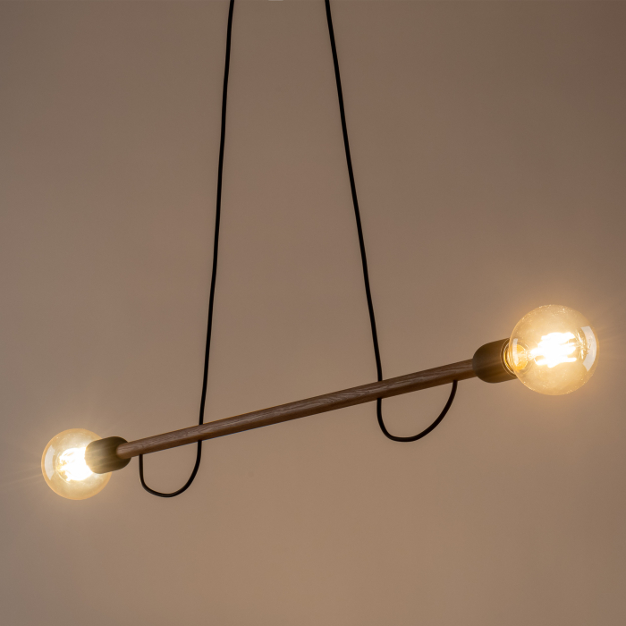 Lampa suspendata HELIX E27 2 x max 15W LED Negru 93 cm [7]