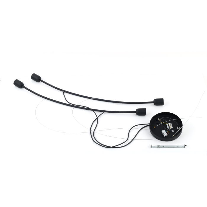 Lampa suspendata HELIX E27 4 x max 15W LED Negru 90 cm [7]