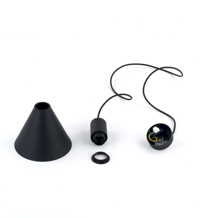 Lampa suspendata JUMP E27 1 x max 15W LED Negru 18 cm [8]