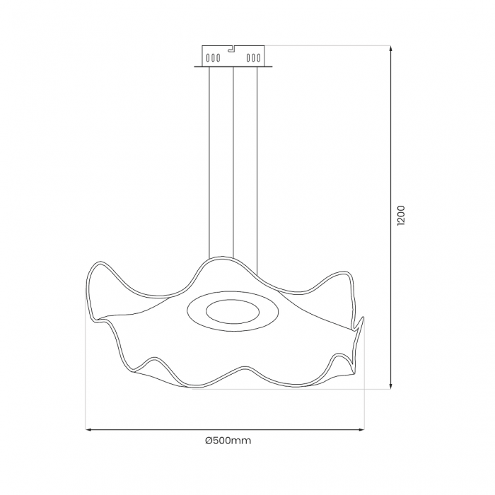 Pendul LARGO LED 16W lumina neutra 50 cm [4]