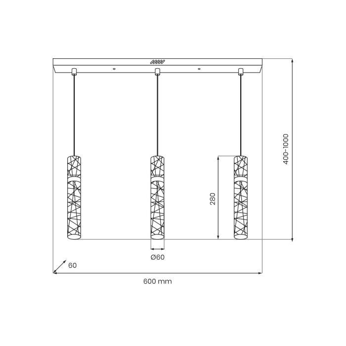 Lampă suspendată LED LAGOS 24W [9]