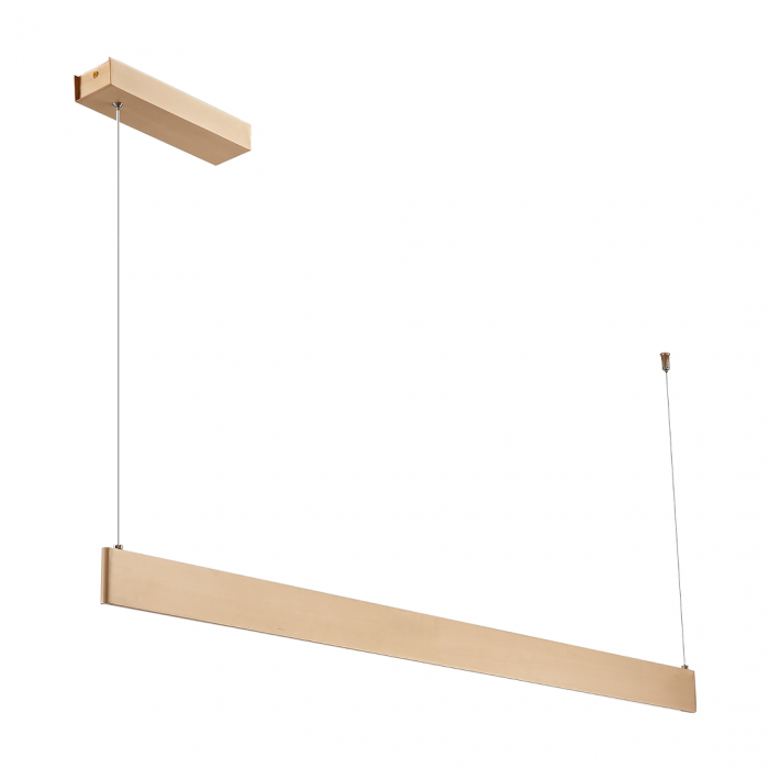 Lampa suspendata LINEA Auriu LED 36W lumina reglabila 120 cm [1]