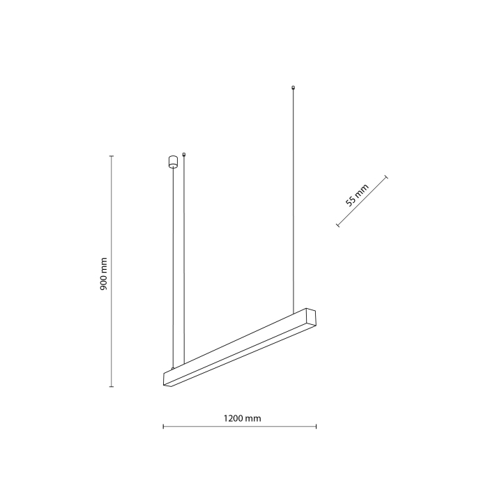 Lampa suspendata LUXE LED max 40W LED  5,5 cm [7]