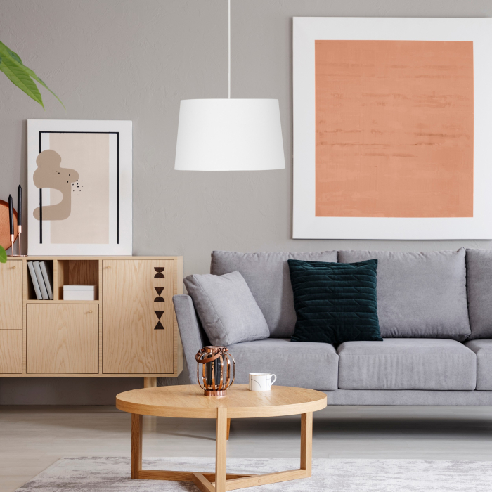 Lampa suspendata MAJA E27 1 x max 15W LED Alb 45 cm [2]