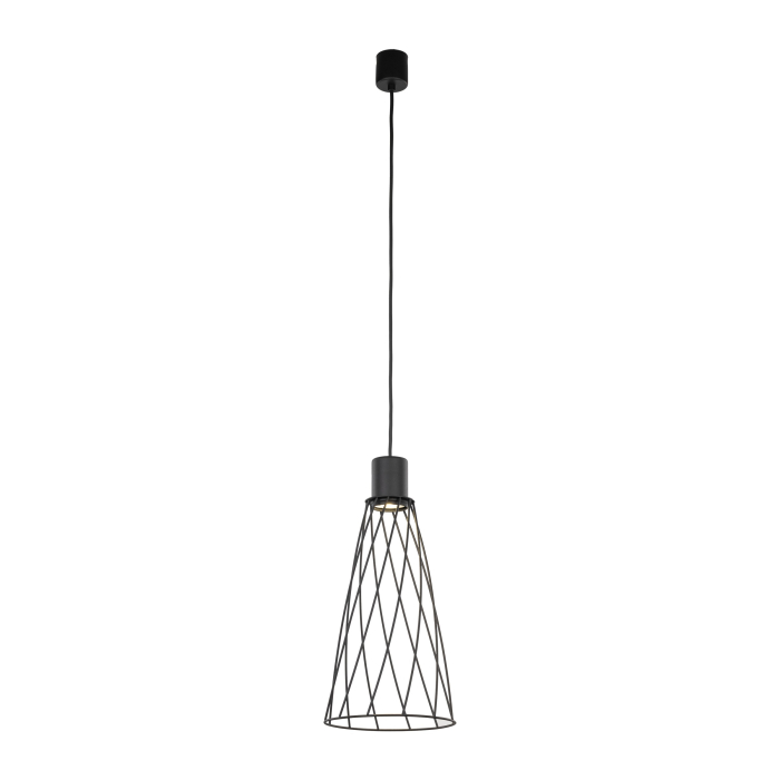 Lampa suspendata MODESTO E27 1 x max 15W LED Negru 19 cm [5]