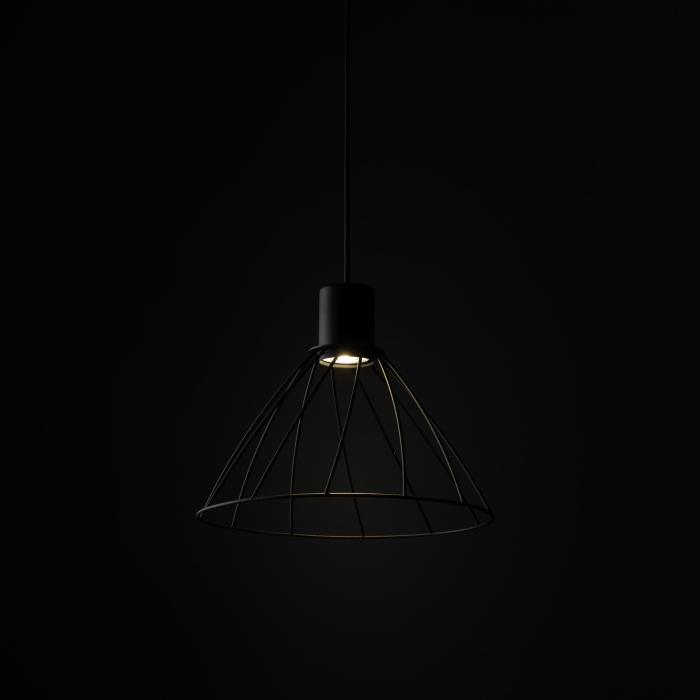 Lampa suspendata MODESTO E27 1 x max 15W LED Negru 29,5 cm [2]