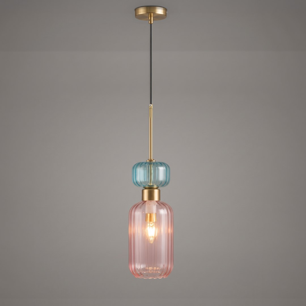 Lampă suspendată Molly 1xE14 12 cm roz [5]