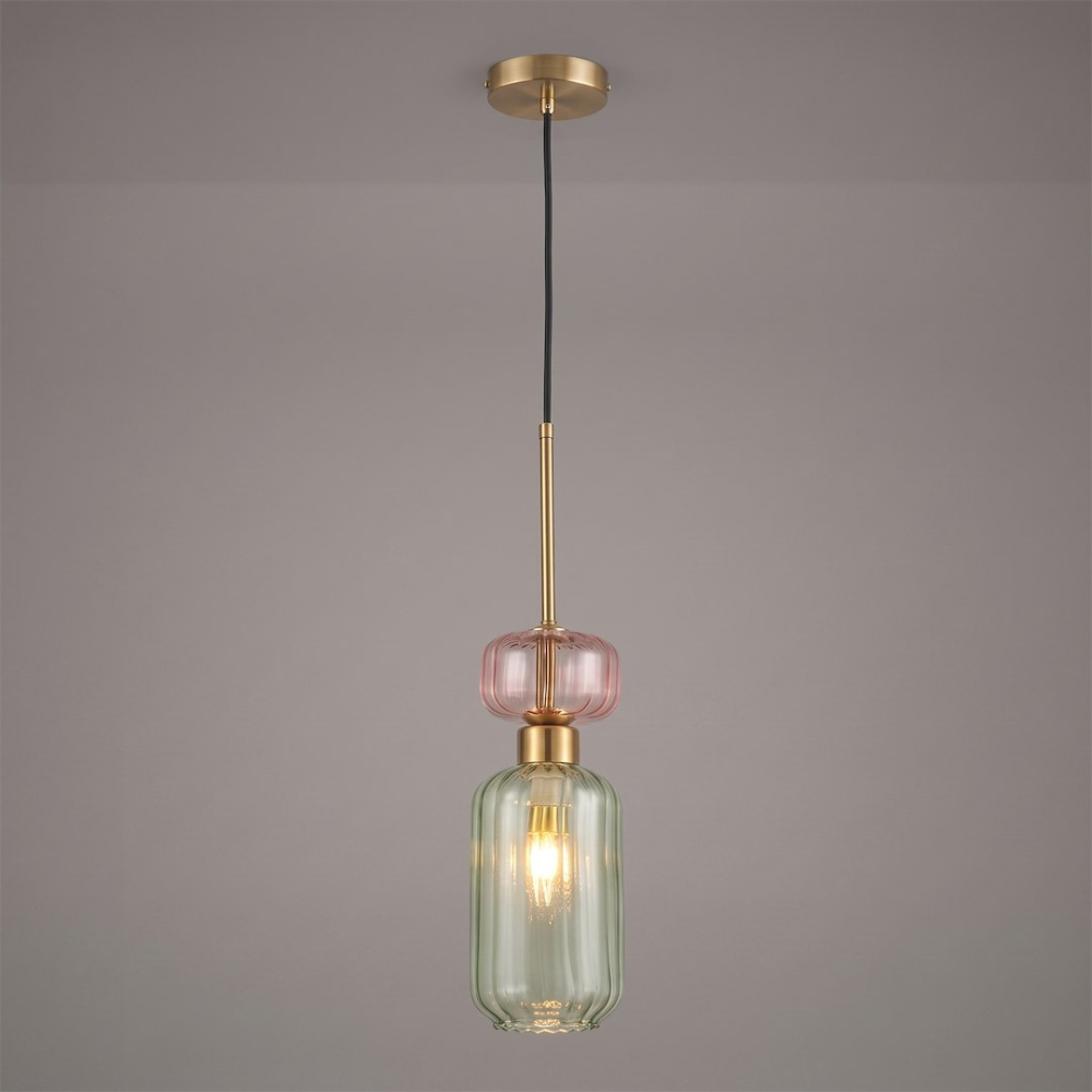 Lampă suspendată Molly 1xE14 12 cm verde [5]