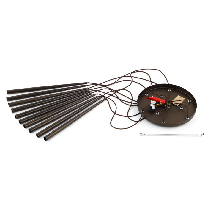 Lampa suspendata PIANO G9 10 x max 8W LED Brun 35 cm [8]