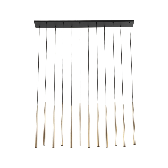 Lampa suspendata PIANO G9 12 x max 8W LED Auriu, Negru 12 cm [8]