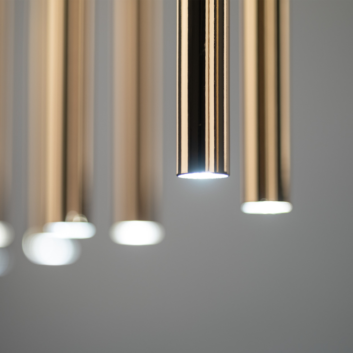 Lampa suspendata PIANO G9 12 x max 8W LED Auriu, Negru 12 cm [4]