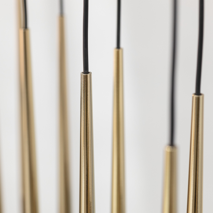 Lampa suspendata PIANO G9 12 x max 8W LED Auriu, Negru 12 cm [5]