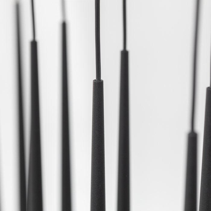 Lampa suspendata PIANO G9 12 x max 8W LED Negru 12 cm [5]