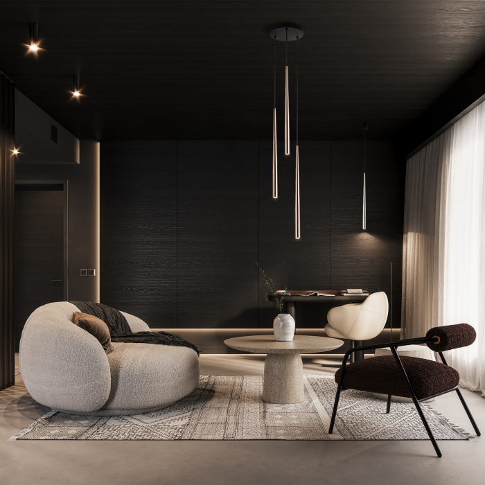 Lampa suspendata PIANO G9 3 x max 8W LED Auriu, Negru 20 cm [2]