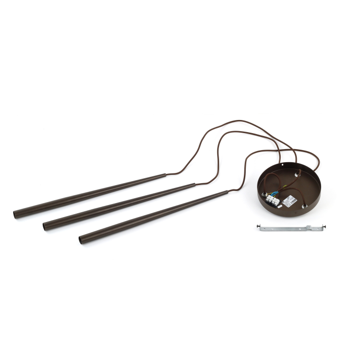 Lampa suspendata PIANO G9 3 x max 8W LED Brun 20 cm [8]