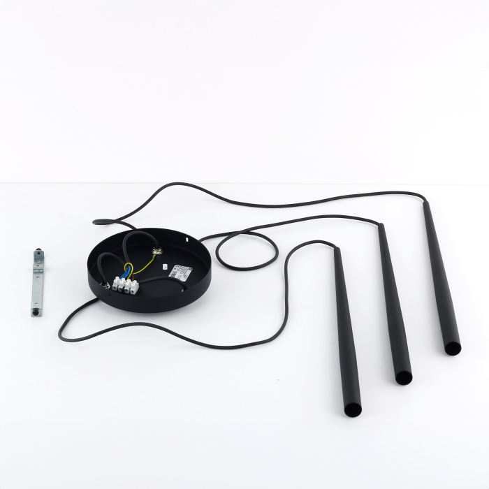 Lampa suspendata PIANO G9 3 x max 8W LED Negru 20 cm [10]