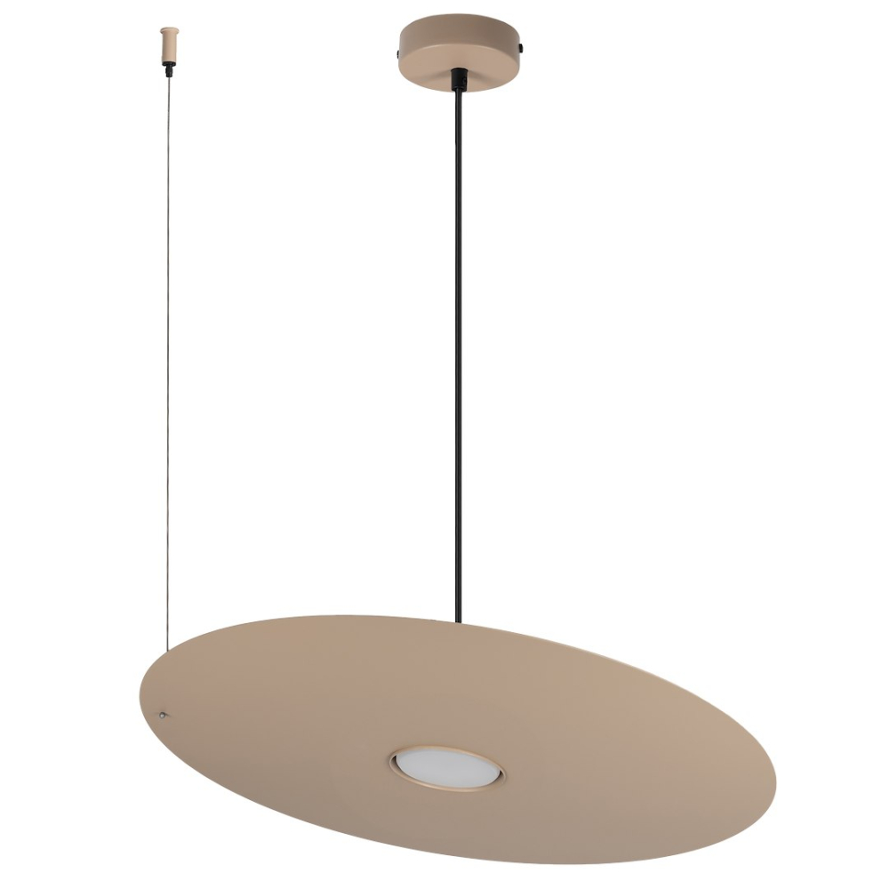 Lampă suspendată Piatto 1xGX53 45 cm taupe [7]